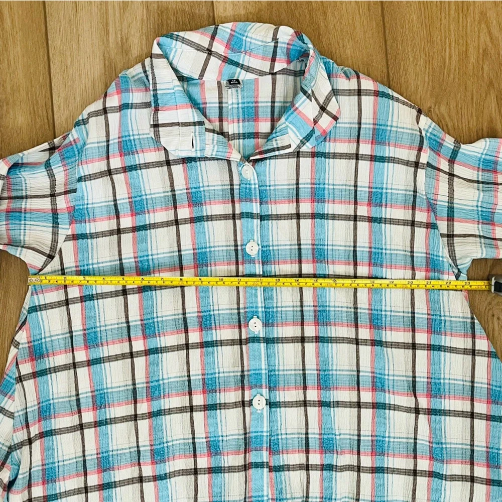 Dress to Kill Plaid Angled Shirt